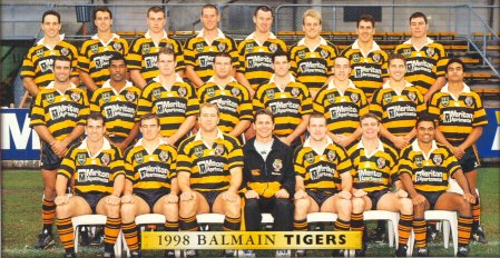 1998 Balmain Tigers