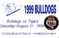Round 25: Bulldogs v Balmain Tigers