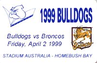 Round 5: Bulldogs v Brisbane Broncos