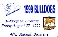 Round 26: Bulldogs v Brisbane Broncos