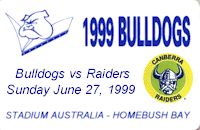 Round 17: Bulldogs v Canberra Raiders